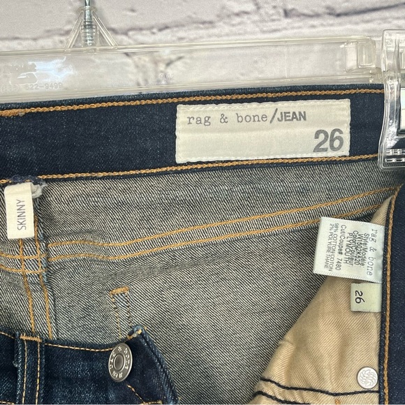 Rag & Bone Distressed Destroyed Skinny Jeans Sz 26 - Picture 11 of 11